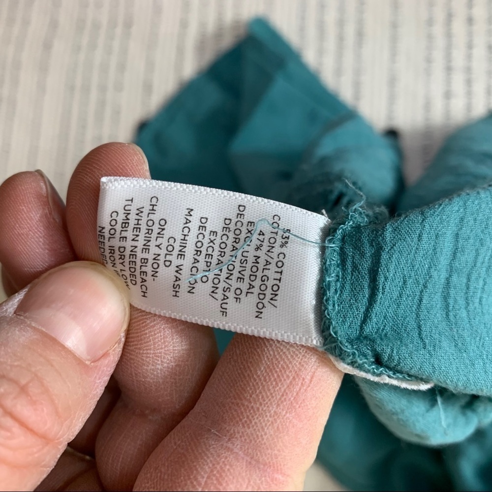 Loft Ladder Lace Embroidered Babydoll Tank Top - Picture 6 of 6